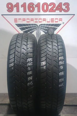 195 14C Q CONITNENTAL RUEDA AL 90% VIDA UTIL