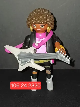 Playmobil Figura Rockera con Guitarra