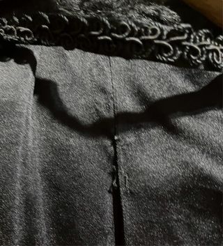 Cappotto vintage persiano nero anni '70