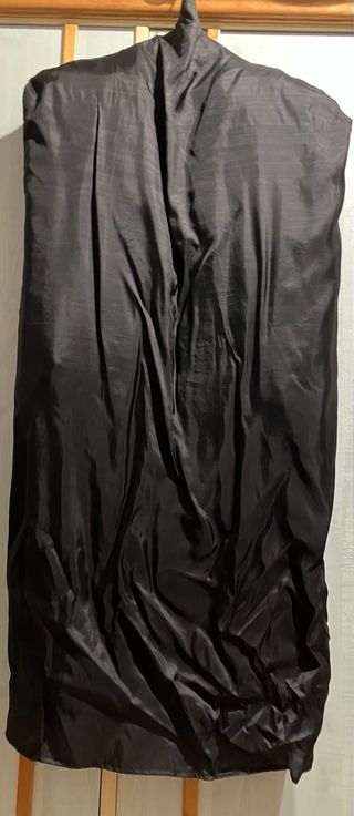 Cappotto vintage persiano nero anni '70