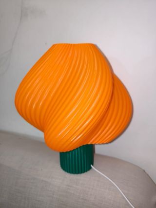 Lámpara Impresora 3D Naranja/Roja