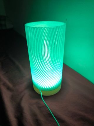 Lámpara Impresora 3D Naranja/Roja