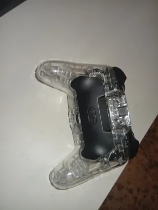 Mando Nintendo Switch Transparente LED