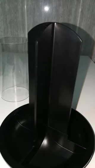 Dispensador Cápsulas Nespresso Negro y Transparent