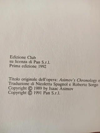 Libro Cronologia delle scoperte scientifiche