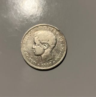 1 Peso Filipina Alfonso XIII 1897