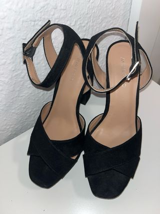 Sandalias de tacón Anna Field negras