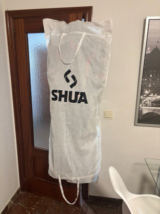 Mono de moto SHUA negro y rojo talla M