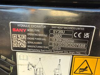 SANY SY35U***FULL EQUIP--A/C***