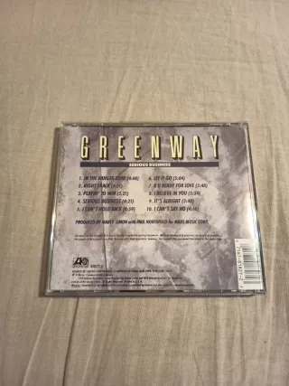 CD Greenway s /t same st cd Aor Very rare reissue