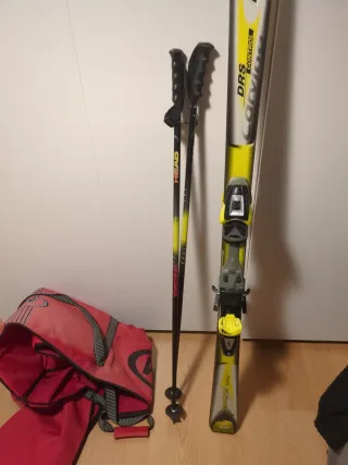 Esquís Head con palos y funda