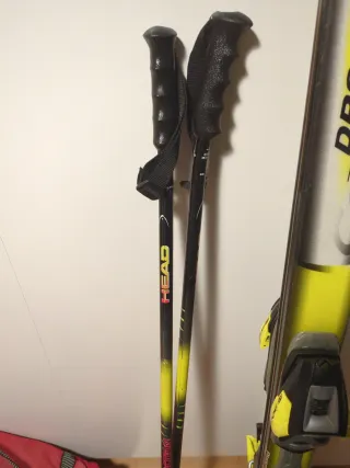Esquís Head con palos y funda