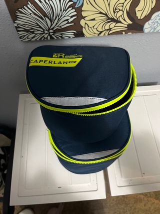 2 custodie per mulinelli da pesca