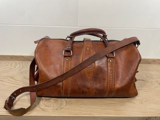 Bolso de viaje piel cabra