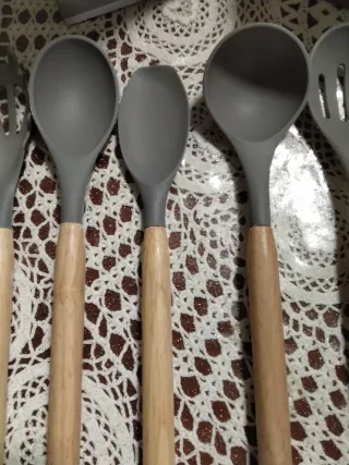 Set Utensili Cucina Silicone 12 Pezzi