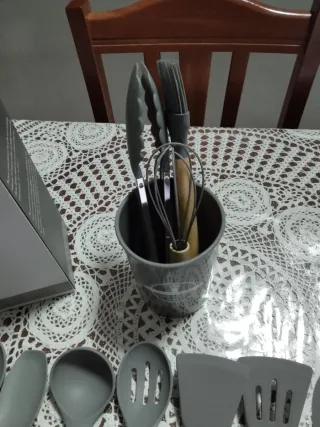 Set Utensili Cucina Silicone 12 Pezzi