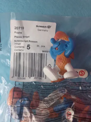 Schleich Pesce Smurf