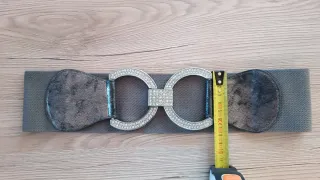 Cintura elastica con fibbia gioiello