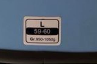 Casco moto azul EVOLUTION