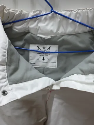 Pantalón de esquí para niña blanco