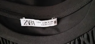 Vestido Zara Negro Manga Larga