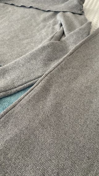 Conjunto Top y Falda plateados