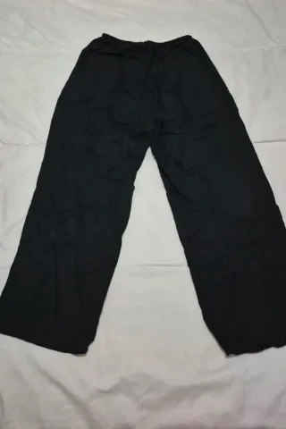 Pantalones de Lino Negro