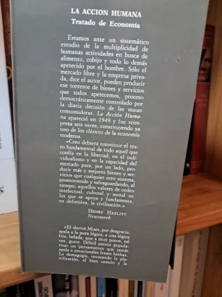 La acción humana tratado de economía