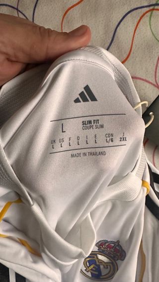 Camiseta Real Madrid Adidas Talla L +logo LaLiga
