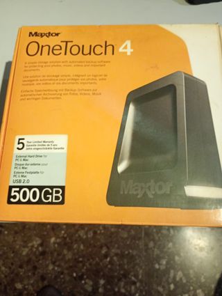 Disco Duro Externo Maxtor 500GB 3.5