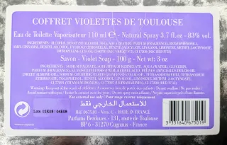 Caja francesa L'Originale Violettes de Toulouse