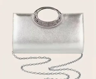 Bolso de fiesta/ceremonia plateado