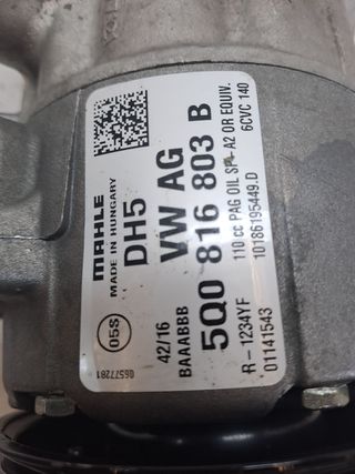 COMPRESOR AIRE ACONDICIONADO VOLKSWAGEN GOLF VII LIM. (3)