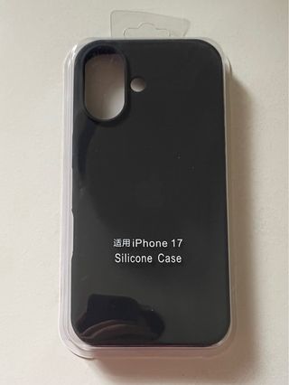 Funda iPhone 17 Negra Silicona