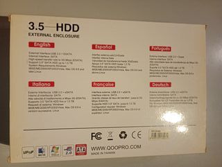 Disco Duro Externo 500GB QooPro