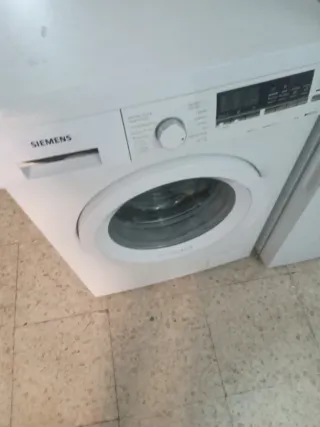 Lavadora Siemens Blanca