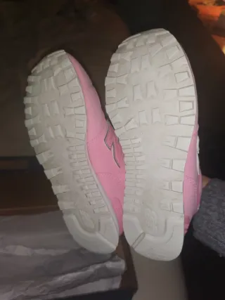 URGE !!New Balance 574 Rosa Brillante plateado T38