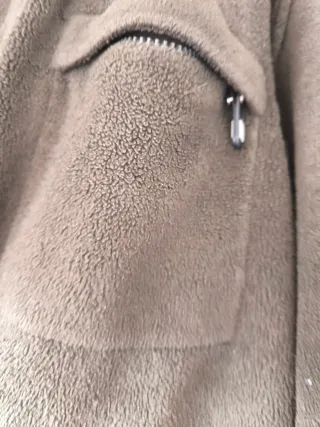 Chaqueta polar hombre verde oliva