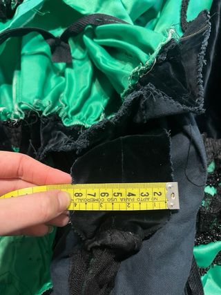 Vestido Goyesco Verde y Negro