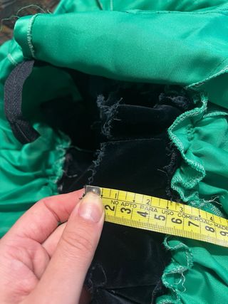 Vestido Goyesco Verde y Negro