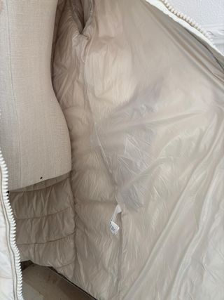 Cappotto lungo donna bianco slavato