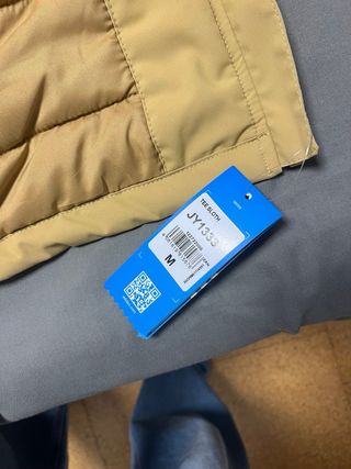 Chaqueta Adidas amarilla con rayas