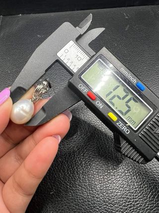 Collar Plata 925 Perla South Sea Blanca 12.5mm