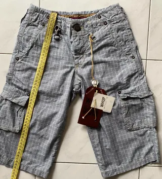 Bermuda cargo scozzese tg 8 anni bambino Whop