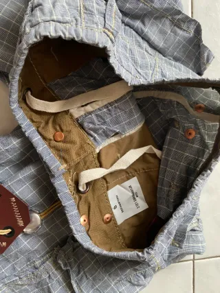 Bermuda cargo scozzese tg 8 anni bambino Whop