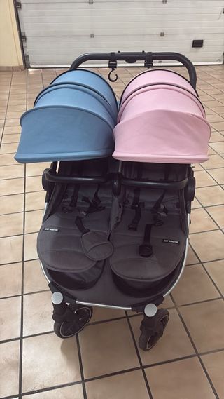 Carro Gemelar con Capazo