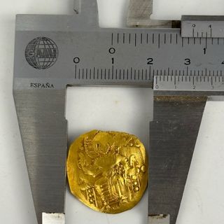 Moneta d'Oro Bizantina di Giovanni III (1221-1254)