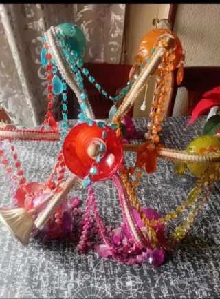 Lámpara de techo multicolor