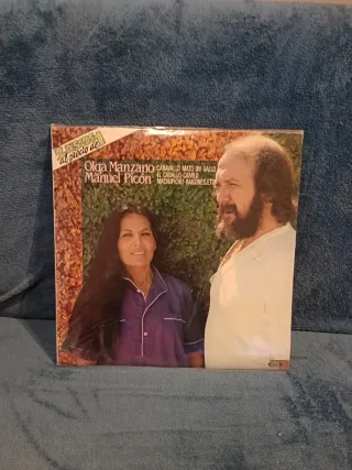 Lote Vinilos Olga Manzano y Manuel Picon 8 vinilos