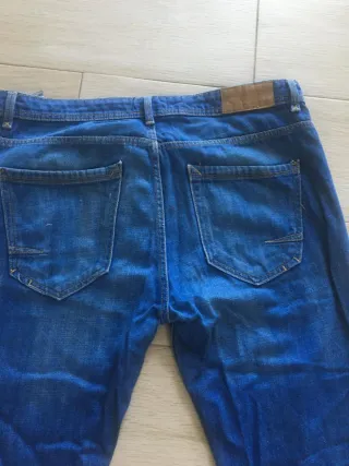 Pantalón tejano hombre azul
